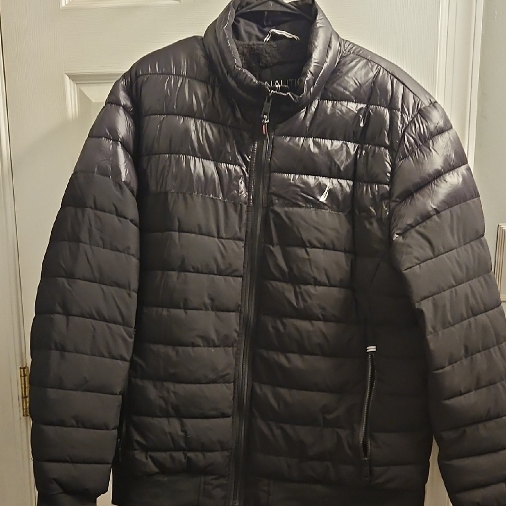 Nautica Men's Charcoal Puffer Jacket